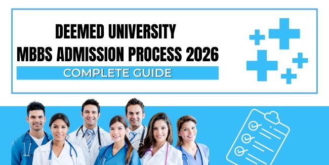 Deemed University MBBS Admission Process 2026 – Complete Guide
