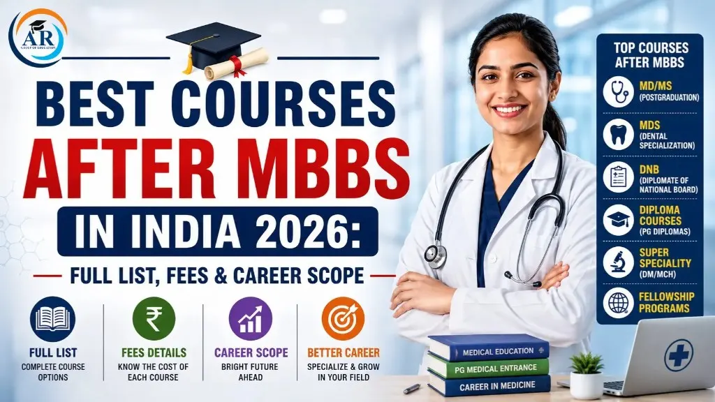Best Courses After MBBS in India 2026: Full List, Fees & Career Scope