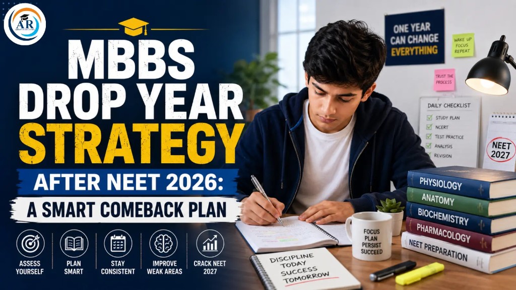 MBBS Drop Year Strategy After NEET 2026: A Smart Comeback Plan