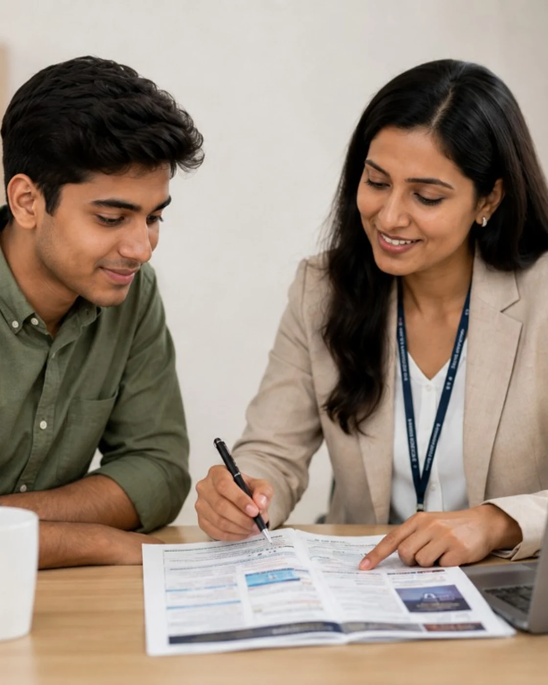 Medical admission counsellor guiding a student for MBBS in India and abroad